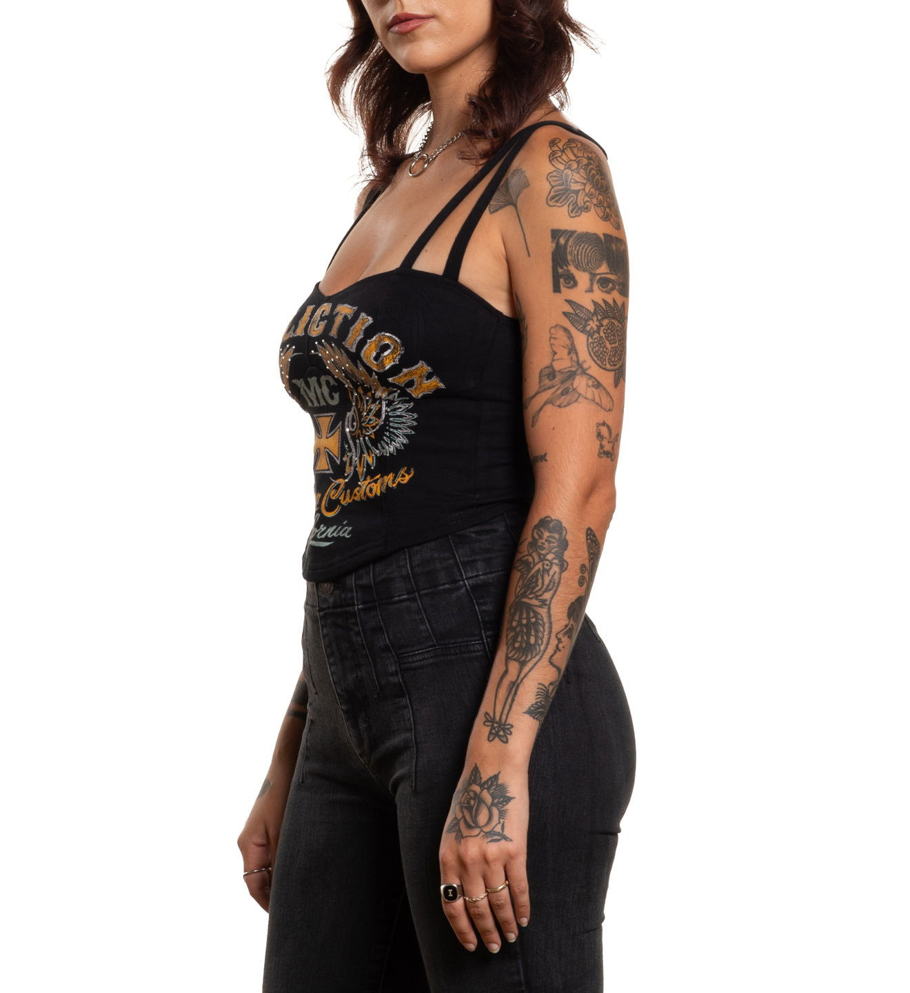 Ac Demons Bustier - Affliction Clothing