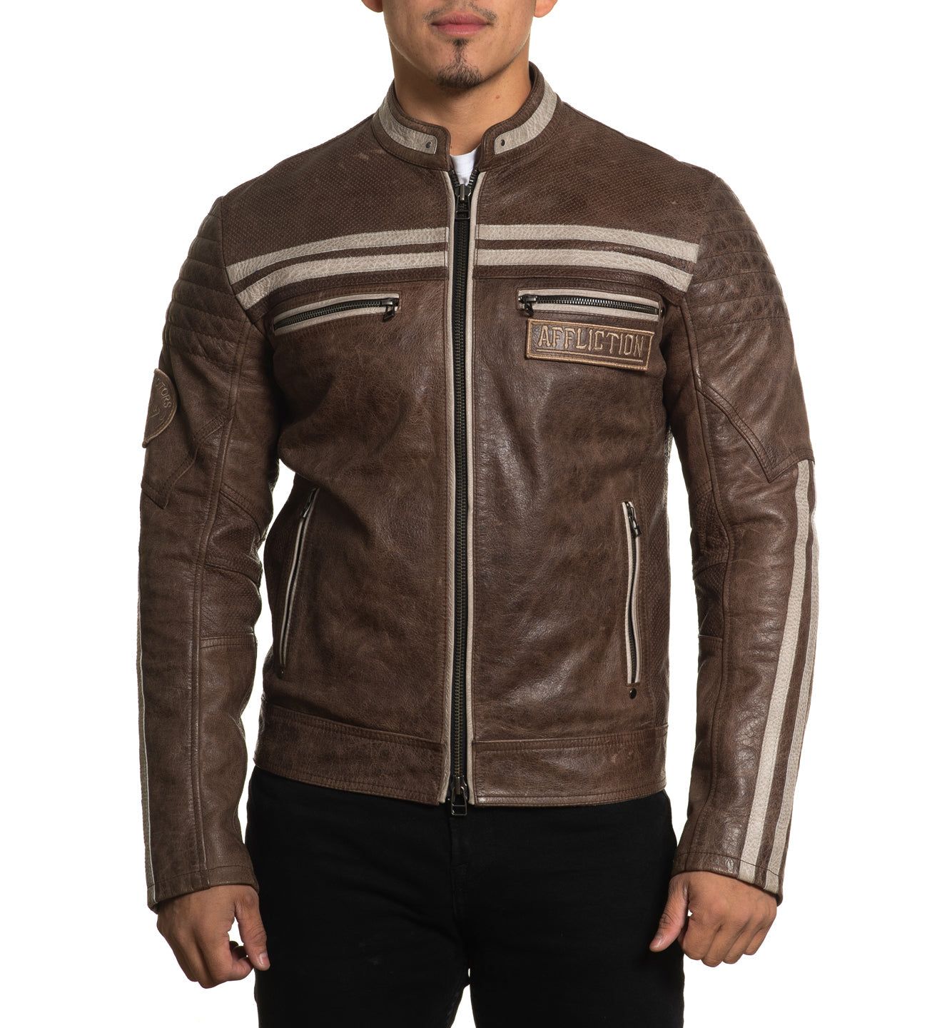 Black Skull Jacket - Affliction Clothing