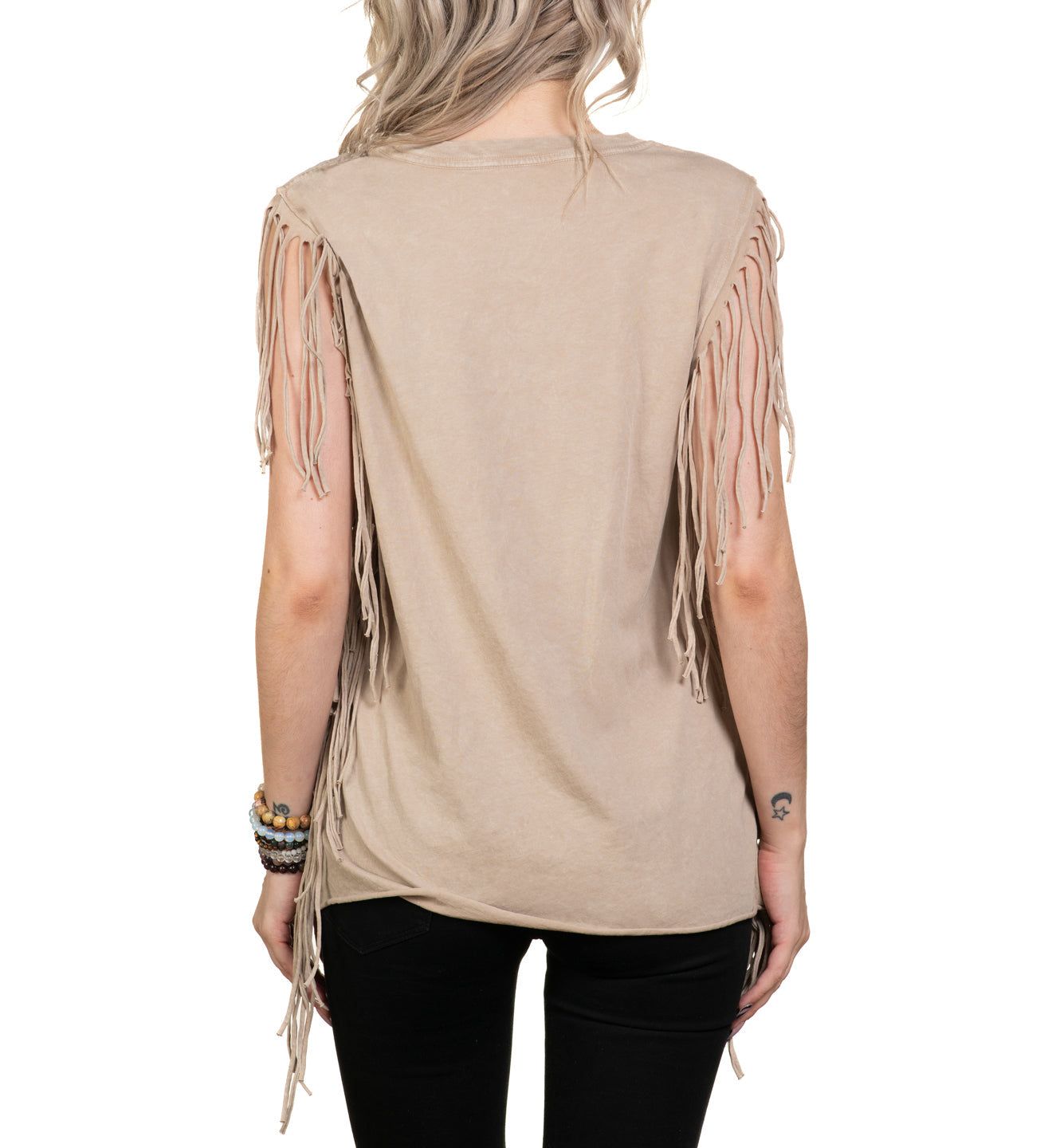 Little Bighorn Fringe Muscle Tee - Affliction Clothing